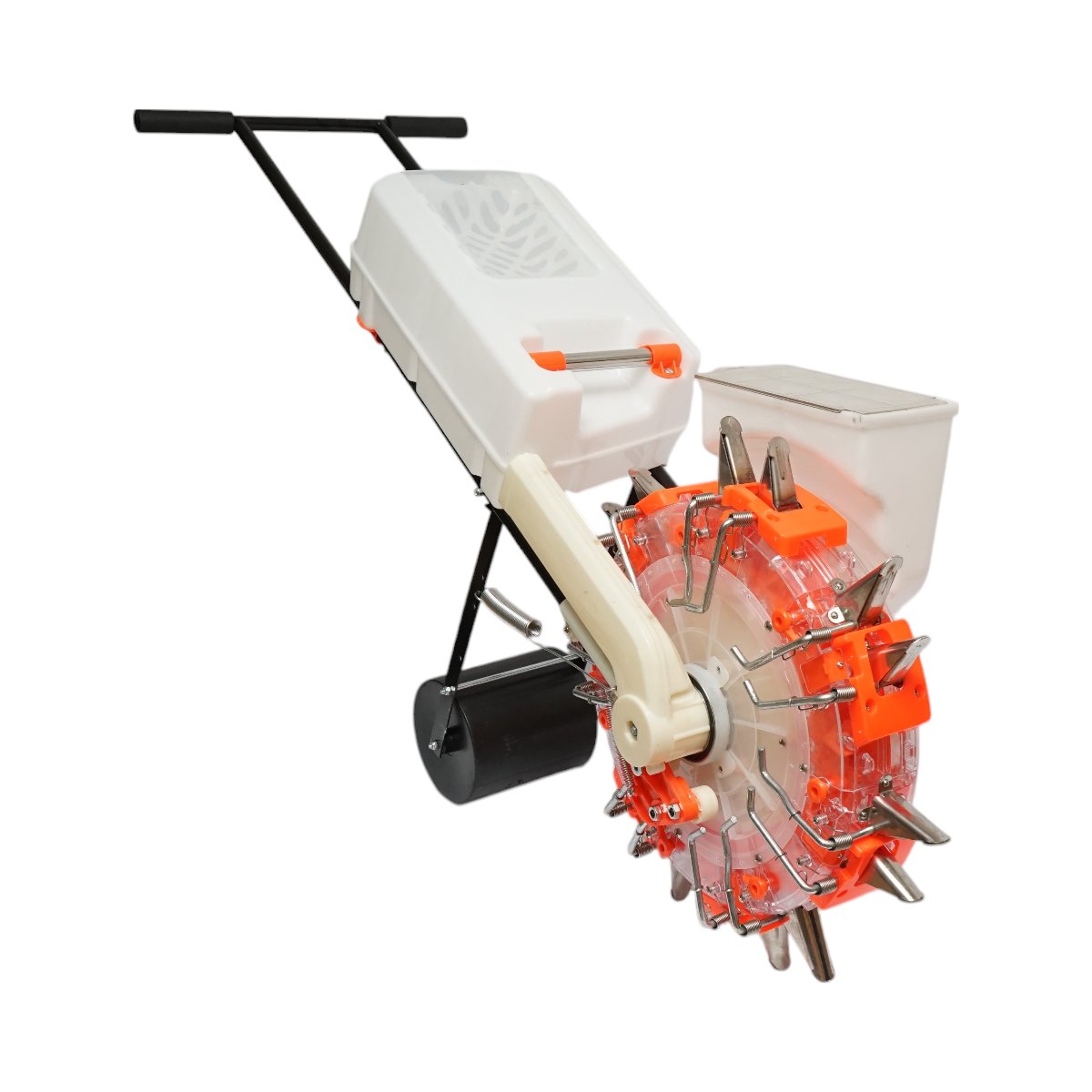 Semanatoare manuala cu 7 dinti, adancime semanare 8cm, rezervor seminte 4L, cutie fertilizare 12L THOR